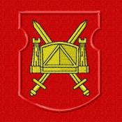 ВП 19 ОМсБр без канта (Красный габардин)