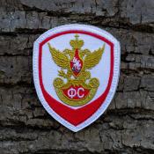 МВД ФС Орел металлизированный (Белый габардин)