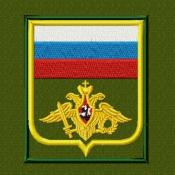 Орел с флагом МО (Оливковый габардин, Желтый кант)