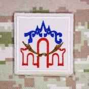 Герб Таласская область (Белый габардин)
