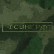 Табличка ФСВНГ РФ 125х25 1цв темно-зеленый (Зеленый мох)