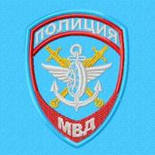 МВД Транспортная Полиция 2021 металлизированный (Голубая сорочка)