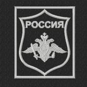 Орел ВС Сухопутный 1цв светло-серый (Черный габардин)