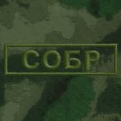 Табличка СОБР 105х30 1цв темно-зеленый (Зеленый мох)